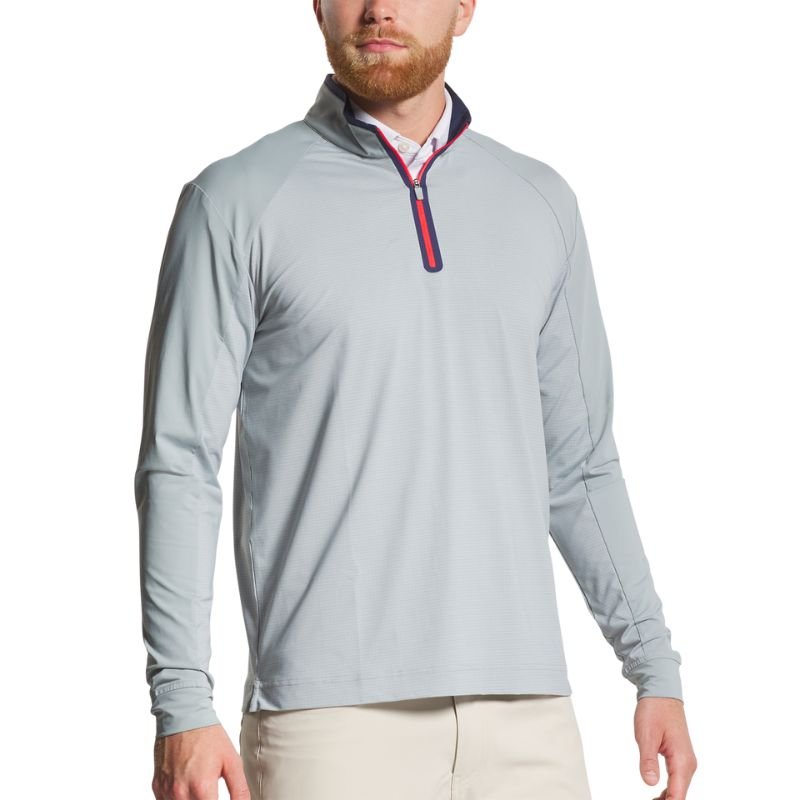 FootJoy TempoSeries Mixed Texture Mid-Layer - Previous Season Style Grey