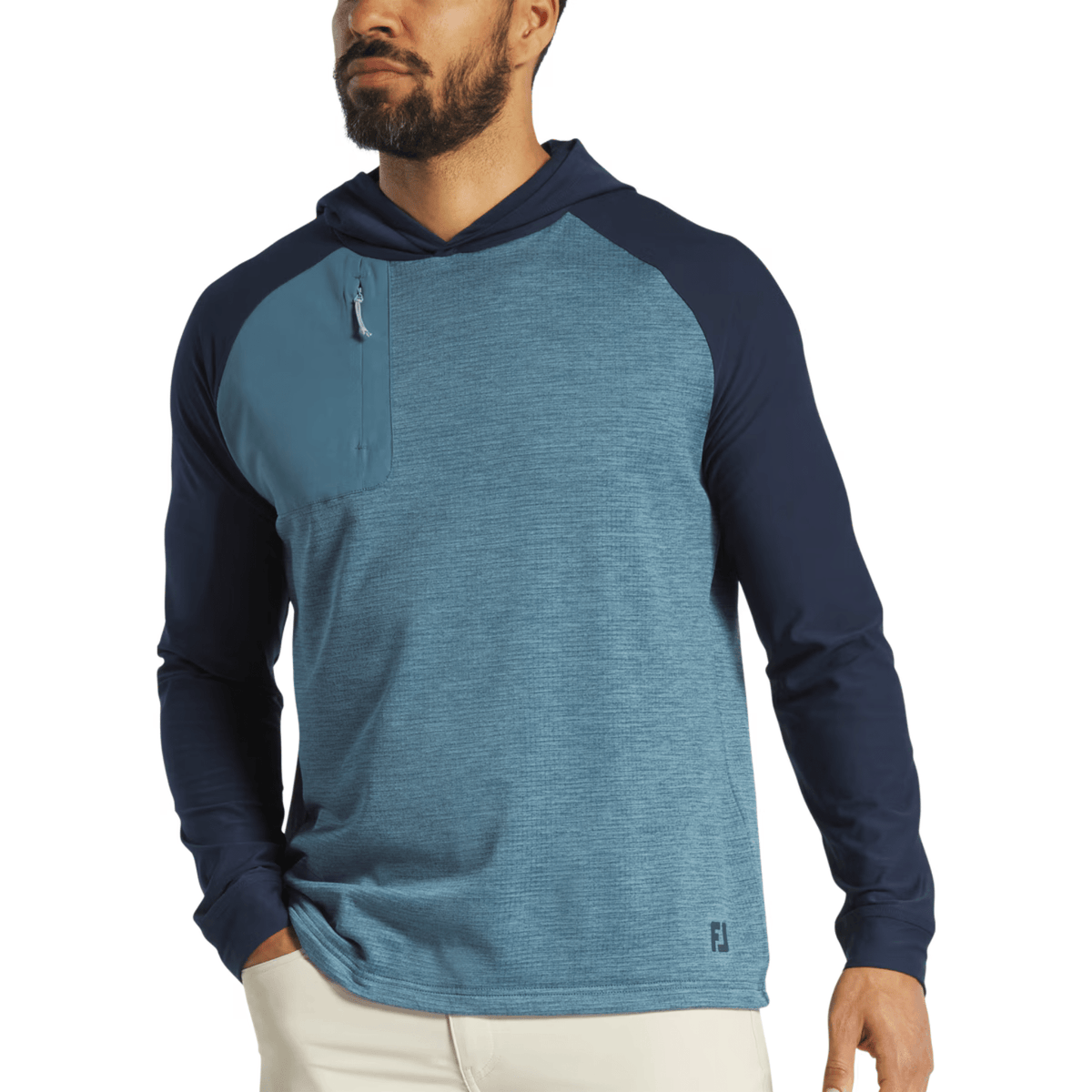FootJoy ThermoSeries Pullover Hoodie Navy Slate