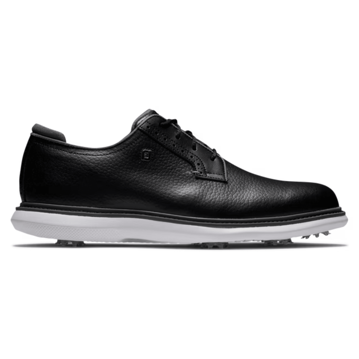 FootJoy Traditions Blucher Golf Shoe Black Medium 8