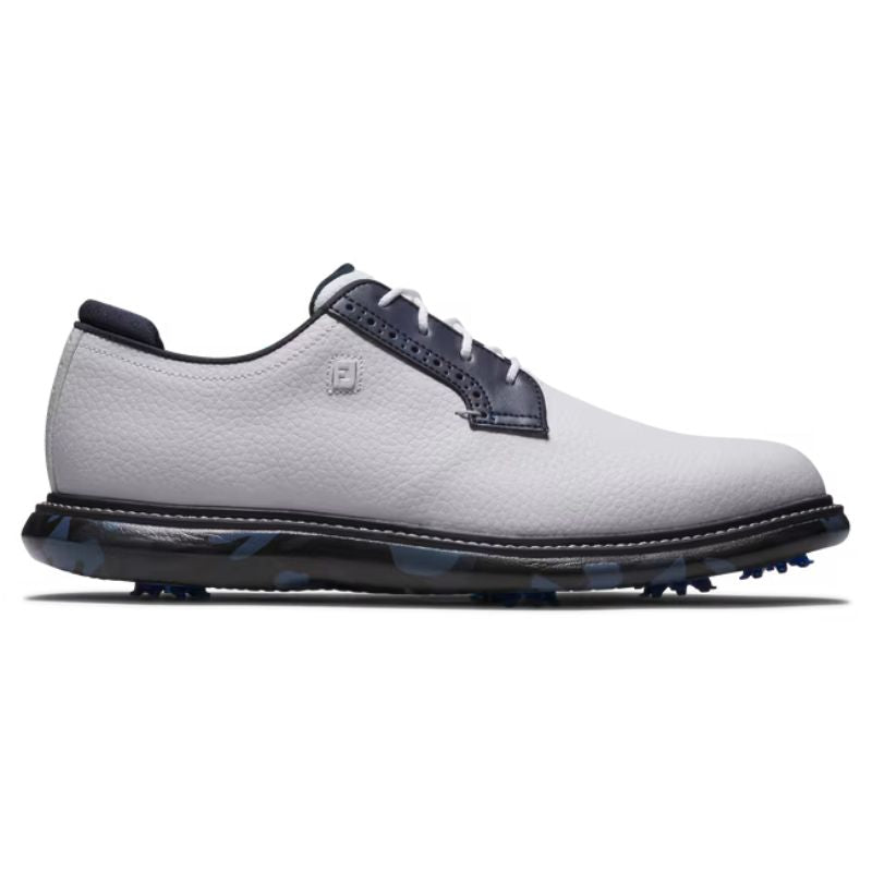 FootJoy Traditions Blucher Golf Shoe - Previous Season Style White Navy Camo