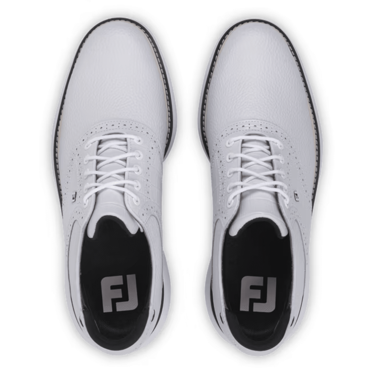 FootJoy Traditions Golf Shoe White / Pale Rose Medium 8
