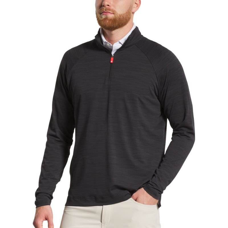 FootJoy Wave Jacquard Chill-Out Mid-Layer Black