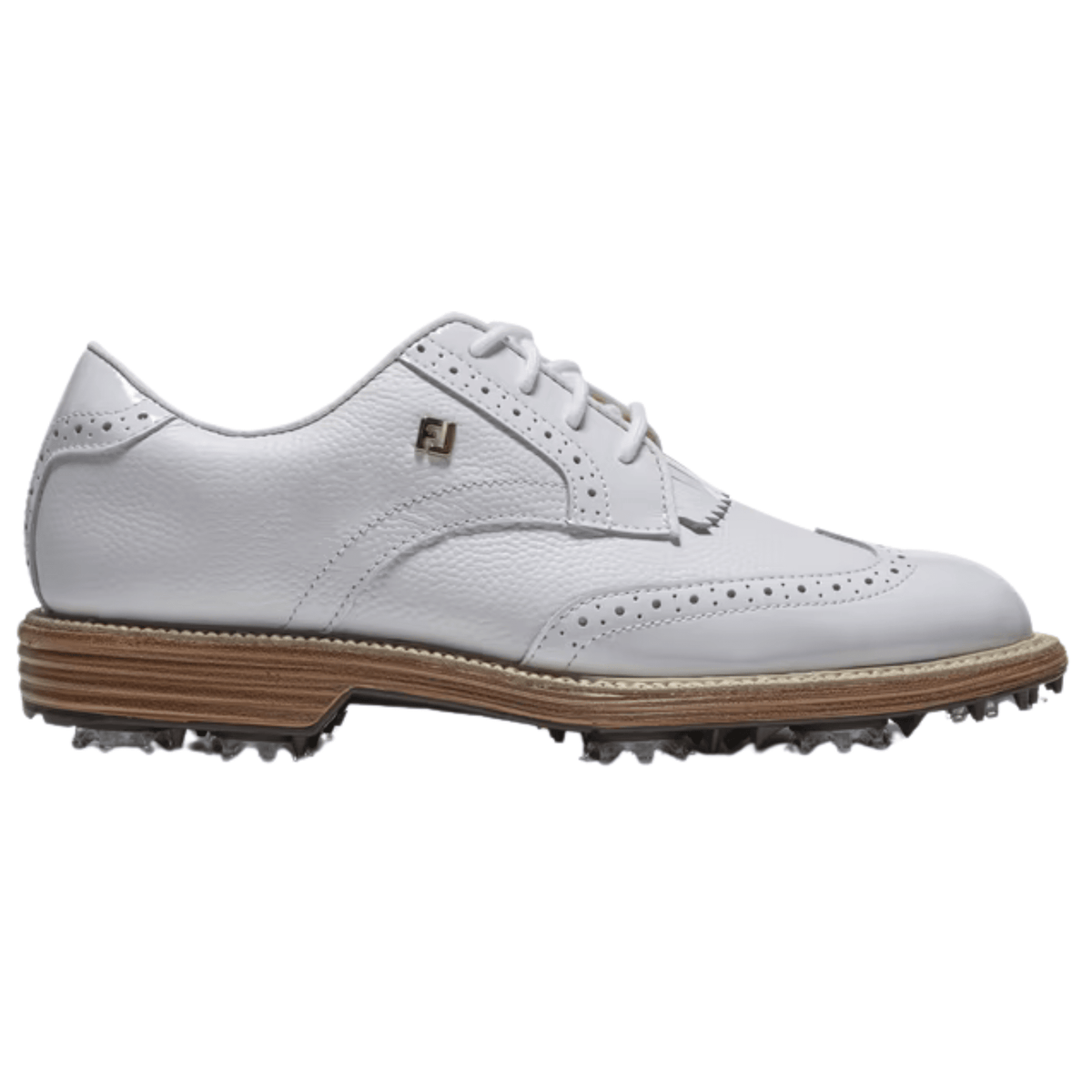 FootJoy Women's Premiere Golf Shoe - Madison White/Chestnut Medium 6