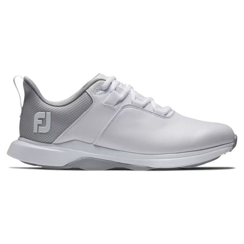 FootJoy Women's ProLite Spikeless Golf Shoe White Grey