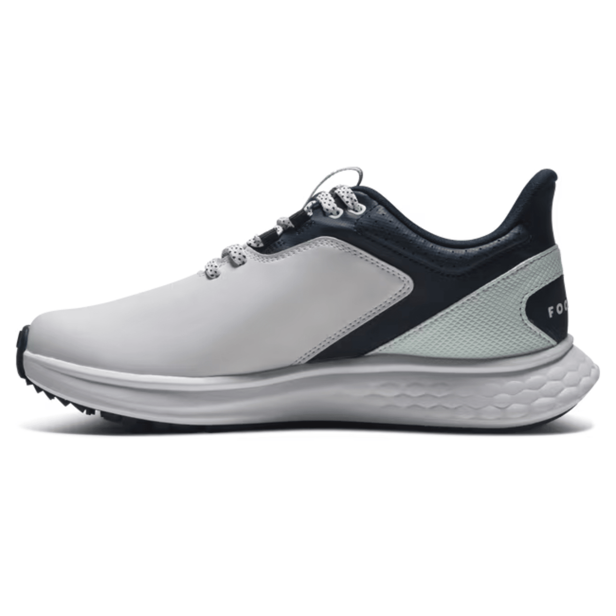 FootJoy Women's Pulse Spikeless Golf Shoe White / Navy / Blue Medium 6