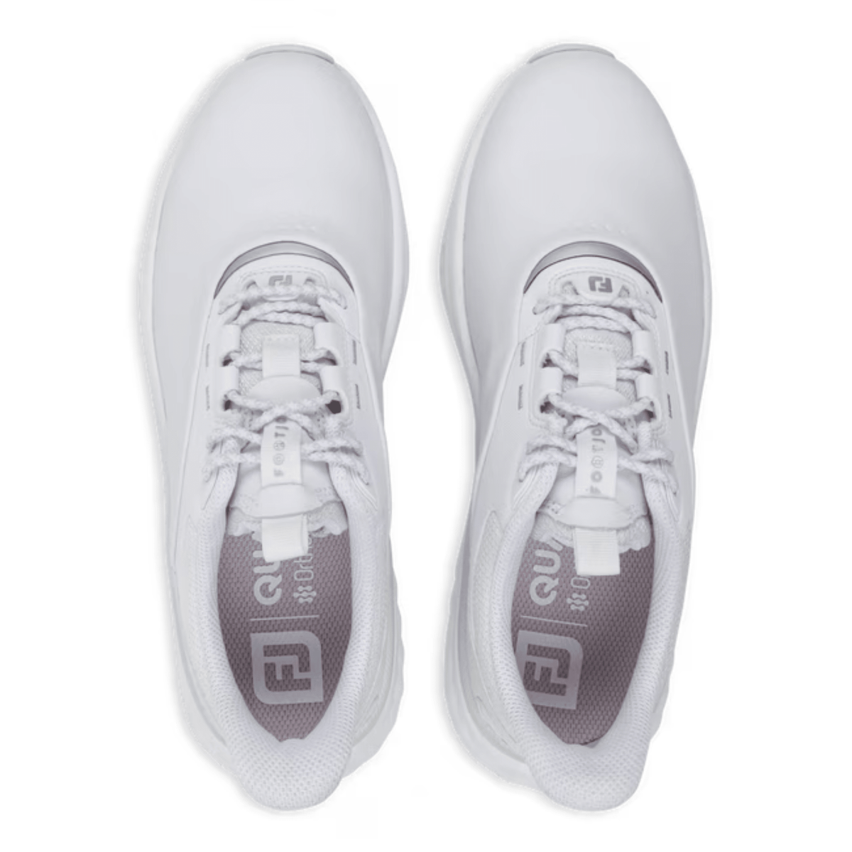 FootJoy Women's Quantum Leather Spikeless Golf Shoes White Medium 5.5