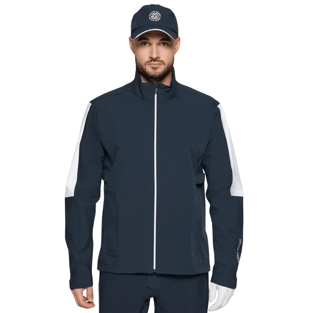 Galvin Green Arlo Rain Jacket Navy White
