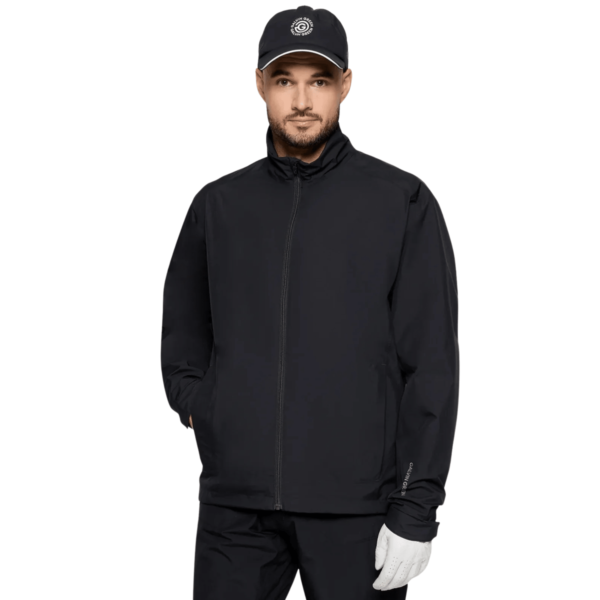 Galvin Green Aston Rain Jacket Black SMALL