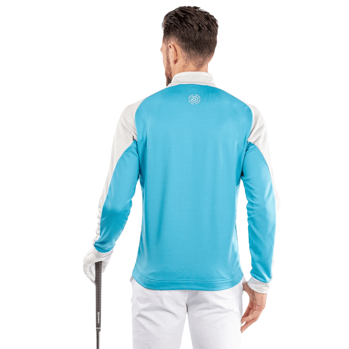 Galvin Green Daxton Mid-Layer Sweater Blue/Navy/White SMALL