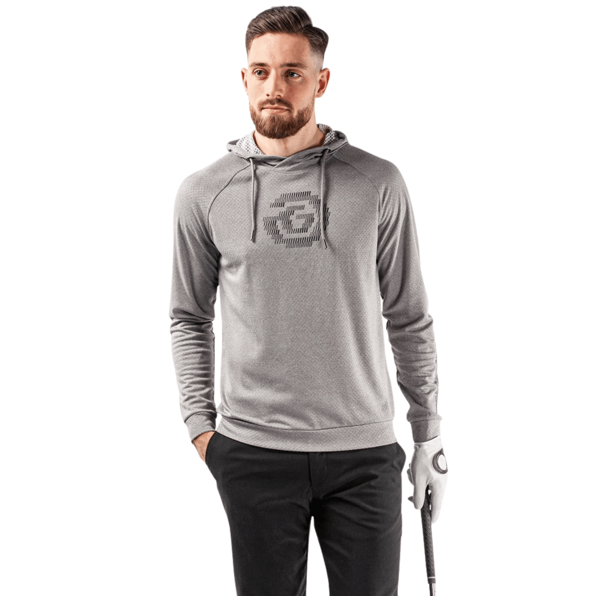 Galvin Green Desmond Sweater White Black