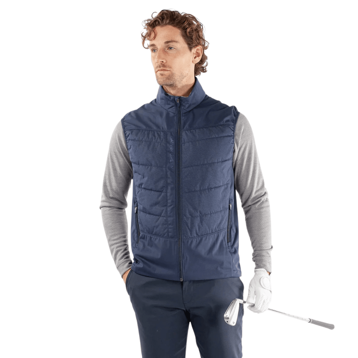 Galvin Green Lauro Water Repellent Vest Navy