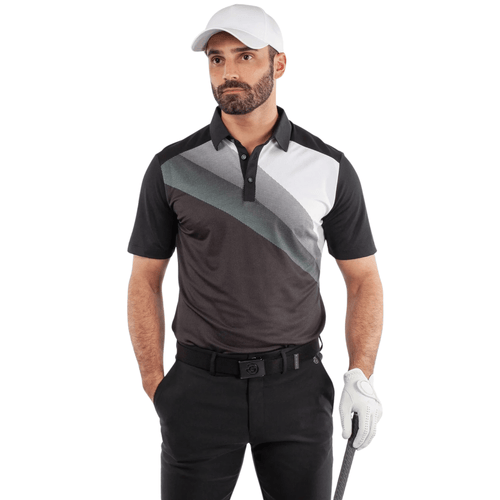 Galvin Green Macoy Golf Polo Black Atlantis Green