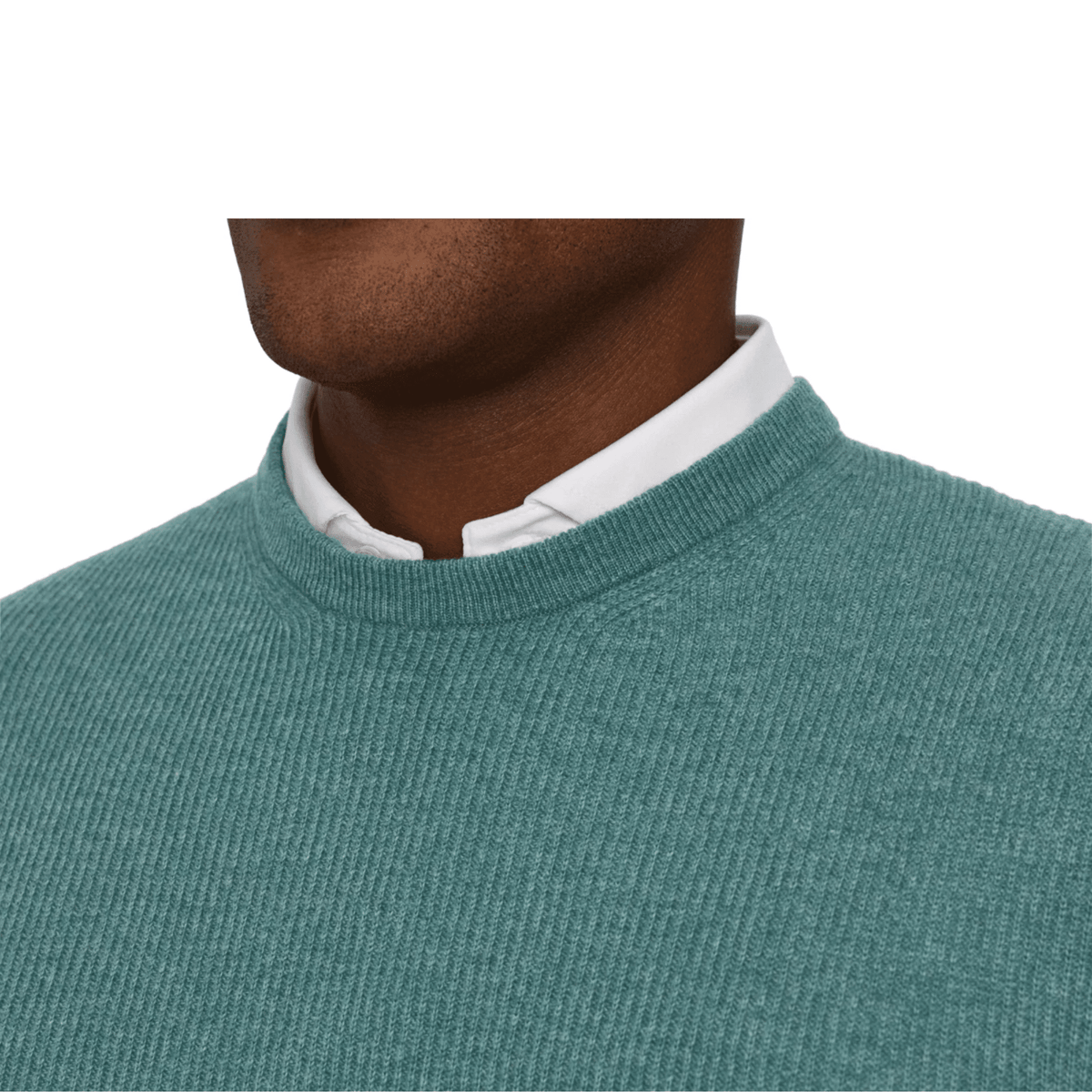 Holderness & Bourne The Barrett Crewneck Sweater Heathered California Spruce Small