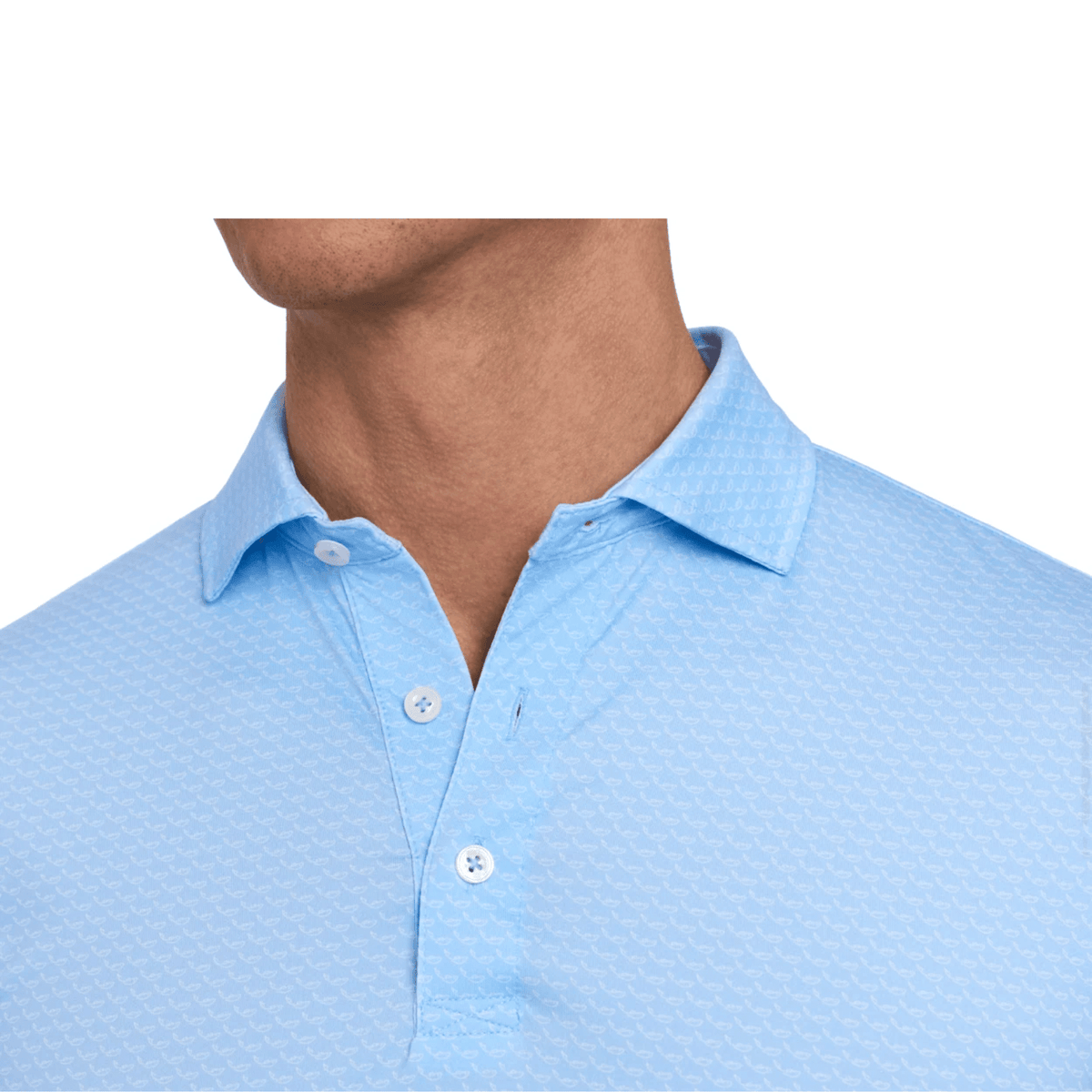 Holderness & Bourne The Bassett Polo Vista Blue MEDIUM