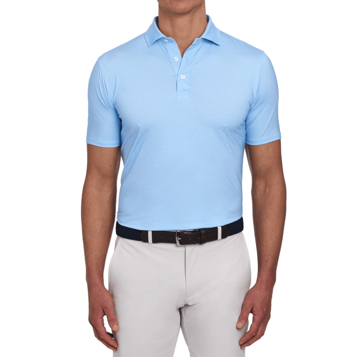 Holderness & Bourne The Bassett Polo Vista Blue MEDIUM