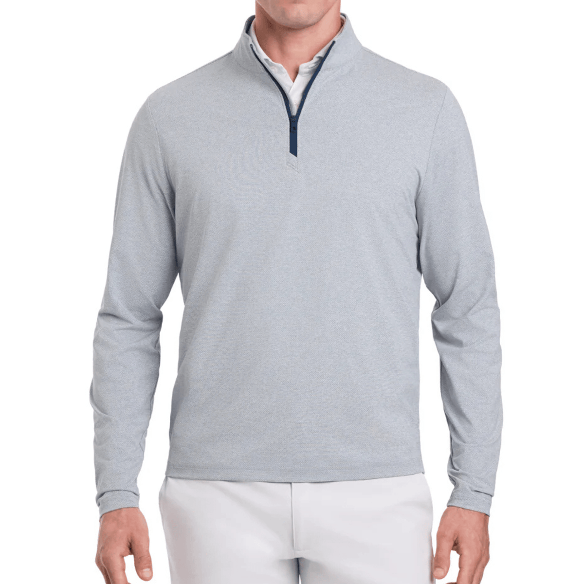Holderness & Bourne The Bell 1/4 Zip Sweater Heathered Andover