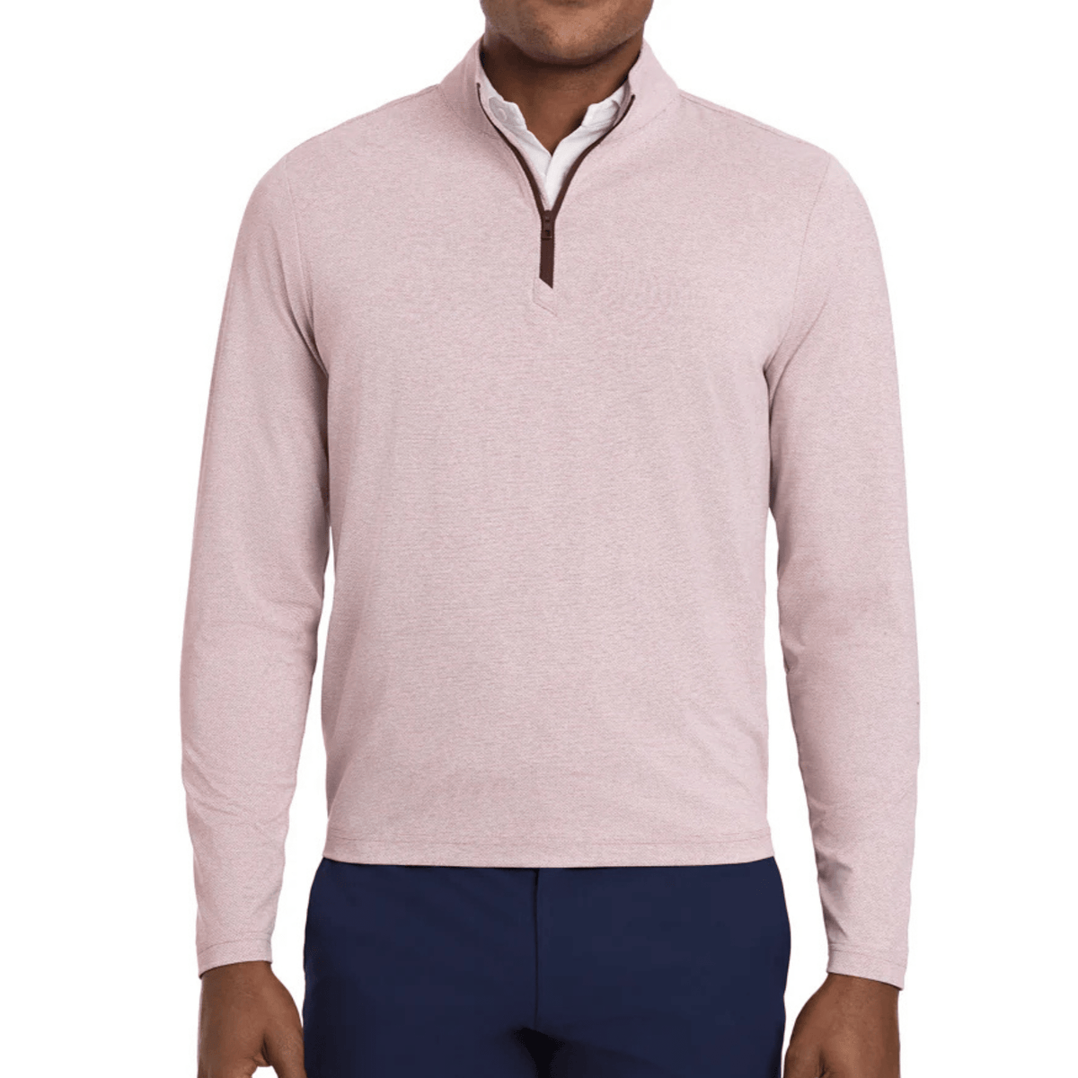 Holderness & Bourne The Bell 1/4 Zip Sweater Heathered Exeter