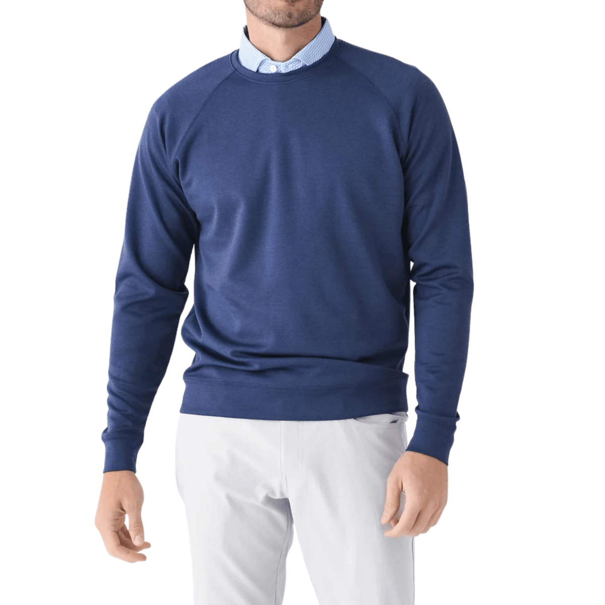 Holderness & Bourne The Betts Pullover Sweater Heathered Navy