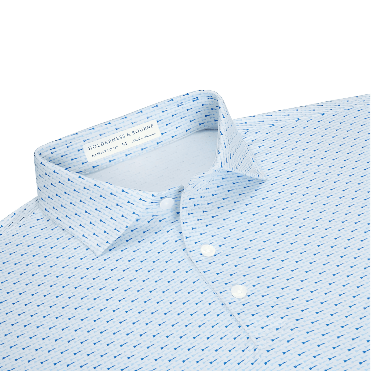 Holderness & Bourne The Cadogan Polo Harbor & Maidstone Blue SMALL