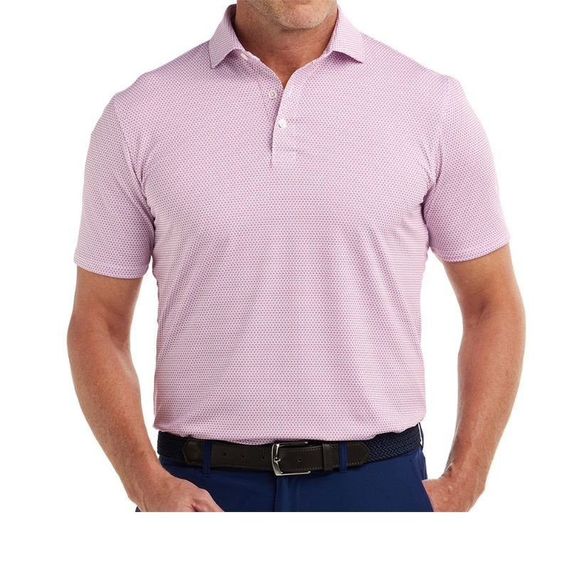 Holderness & Bourne The Carson Polo White Vintage Claret