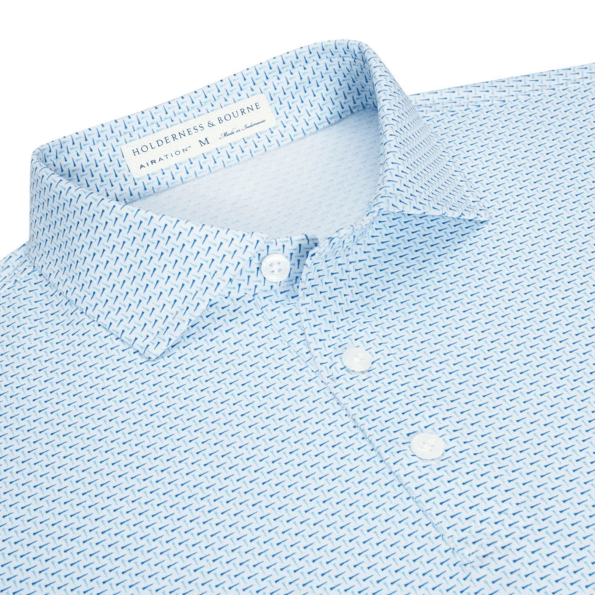 Holderness & Bourne The Cromwell Polo Harbor/Maidstone Blue SMALL