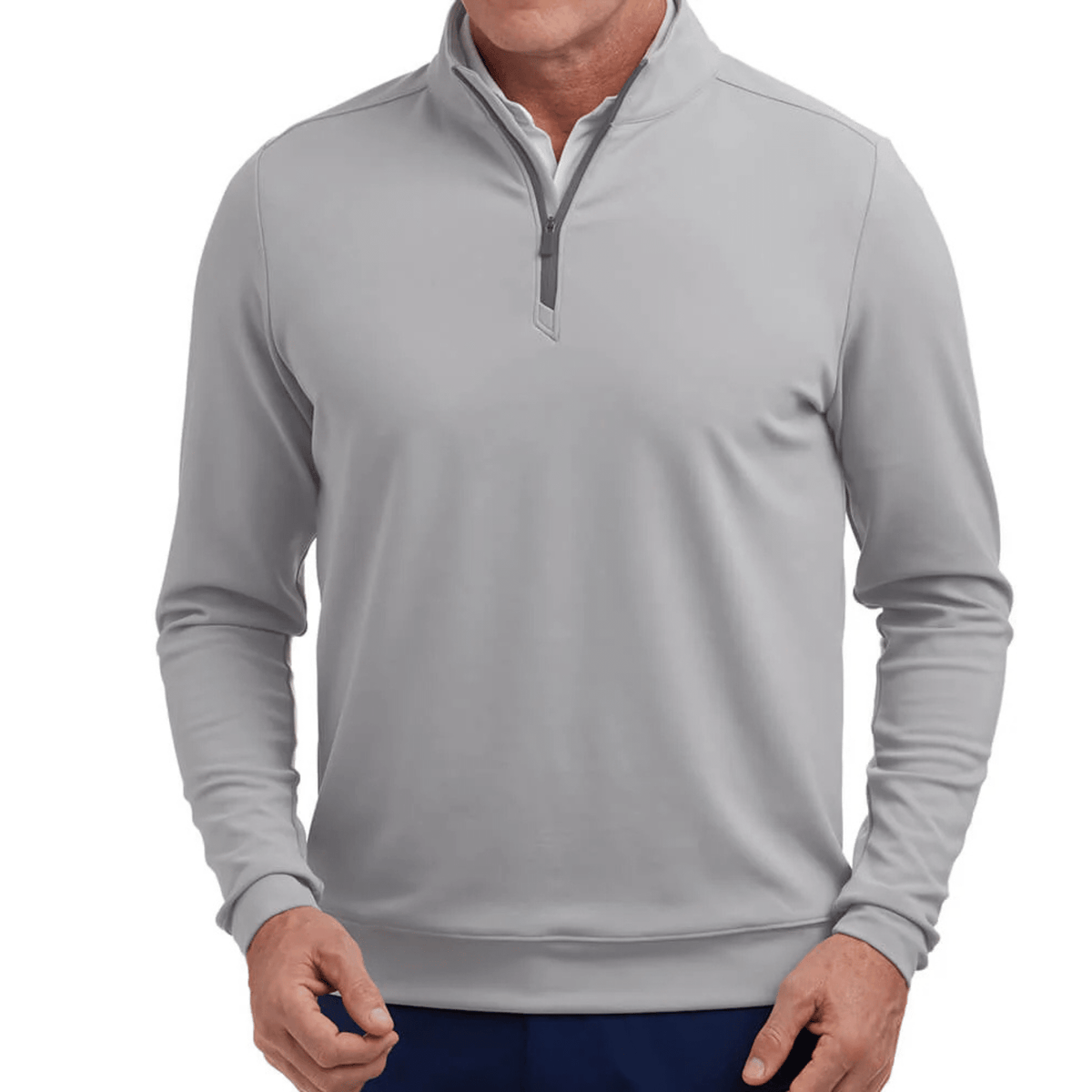 Holderness & Bourne The Dawson 1/4 Zip Sweater Steel