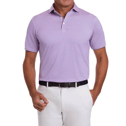 Holderness & Bourne The Fleming Polo Horizon Blue/Vista Blue/White SMALL