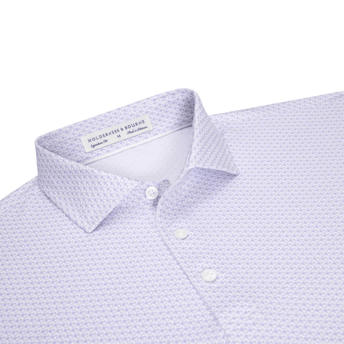 Holderness & Bourne The Fulton Polo Vista Blue/Tudor SMALL