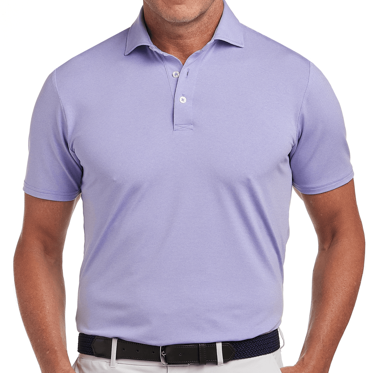 Holderness & Bourne The Holland Polo Heathered Lavender