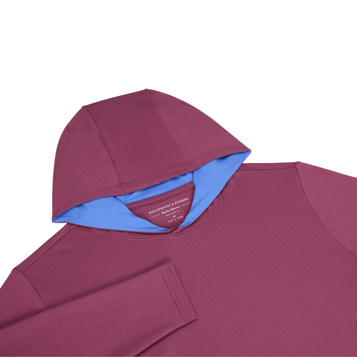 Holderness & Bourne The Jackson Hoodie Cabernet MEDIUM