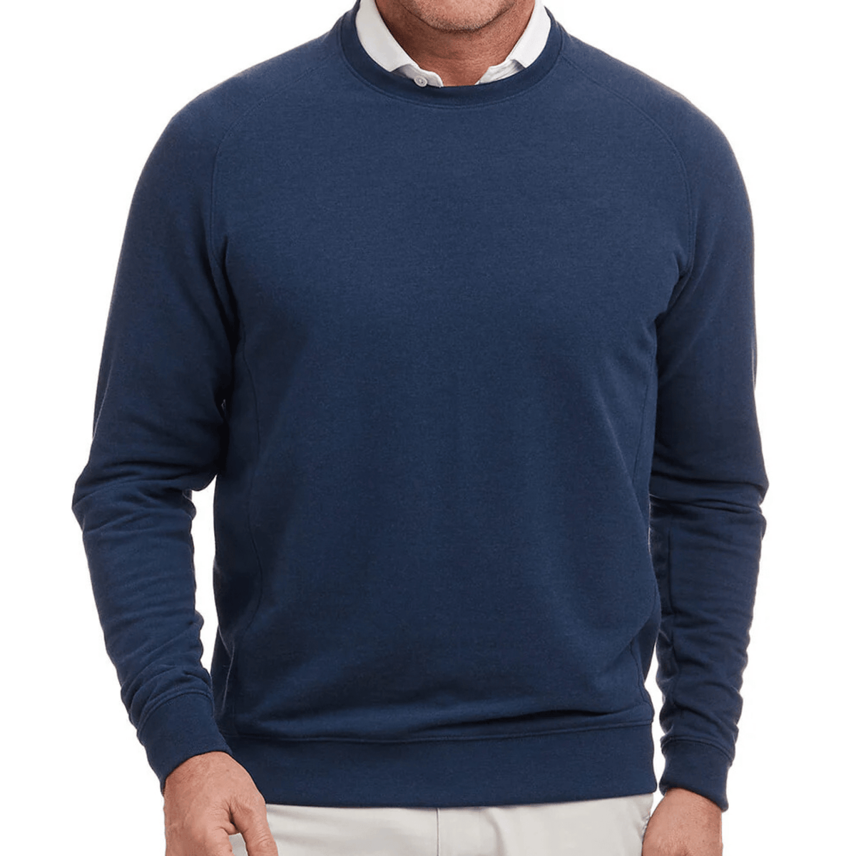 Holderness & Bourne The Kennedy Pullover Sweater Heathered Atlantic