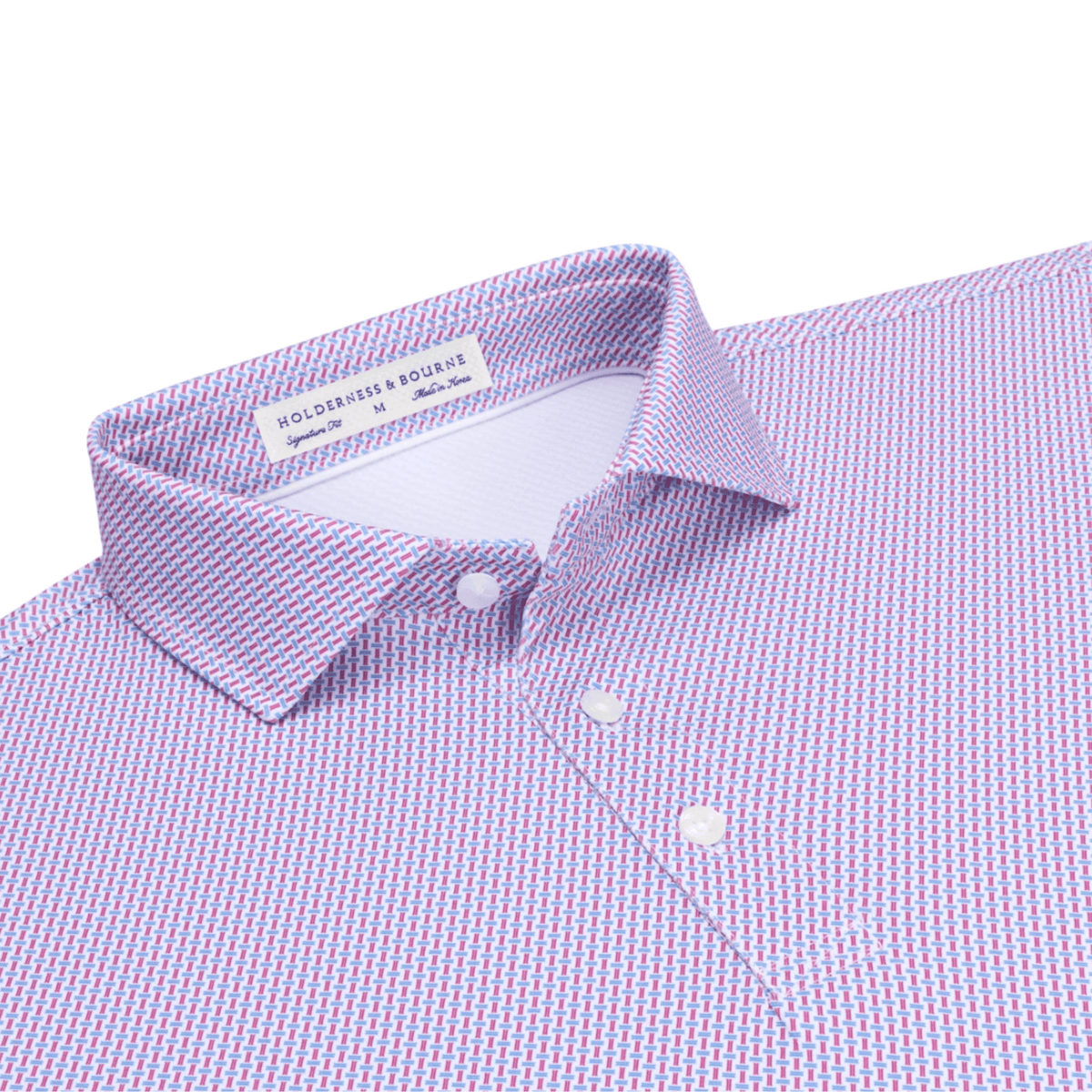 Holderness & Bourne The Norman Polo Cabernet & Horizon Blue S