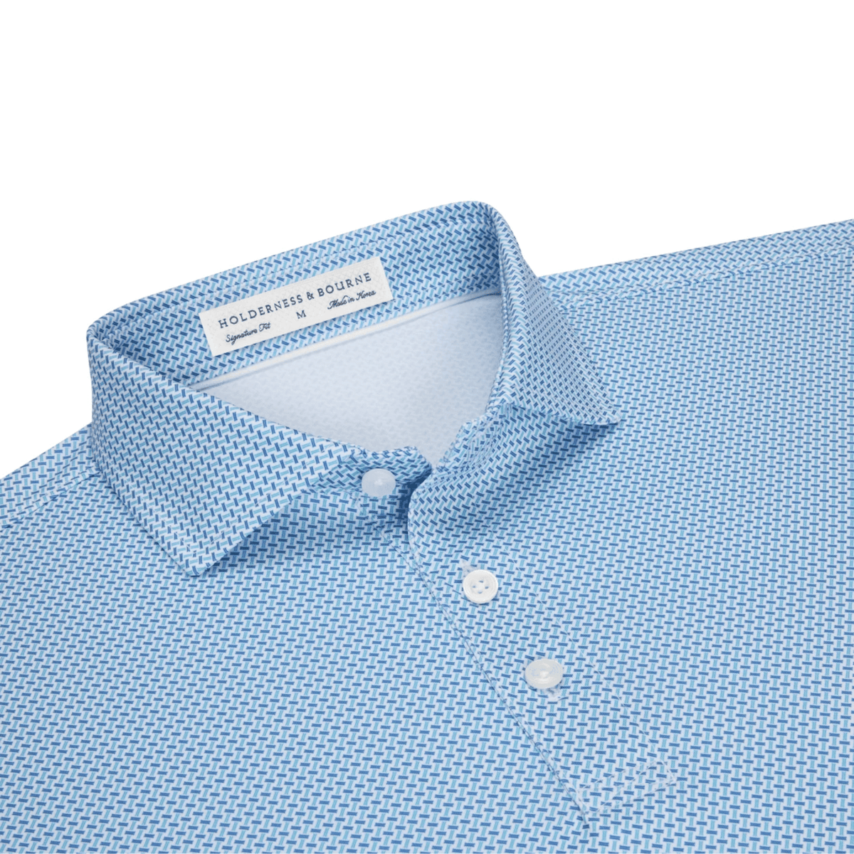 Holderness & Bourne The Norman Polo Harbour & Maidstone Blue S