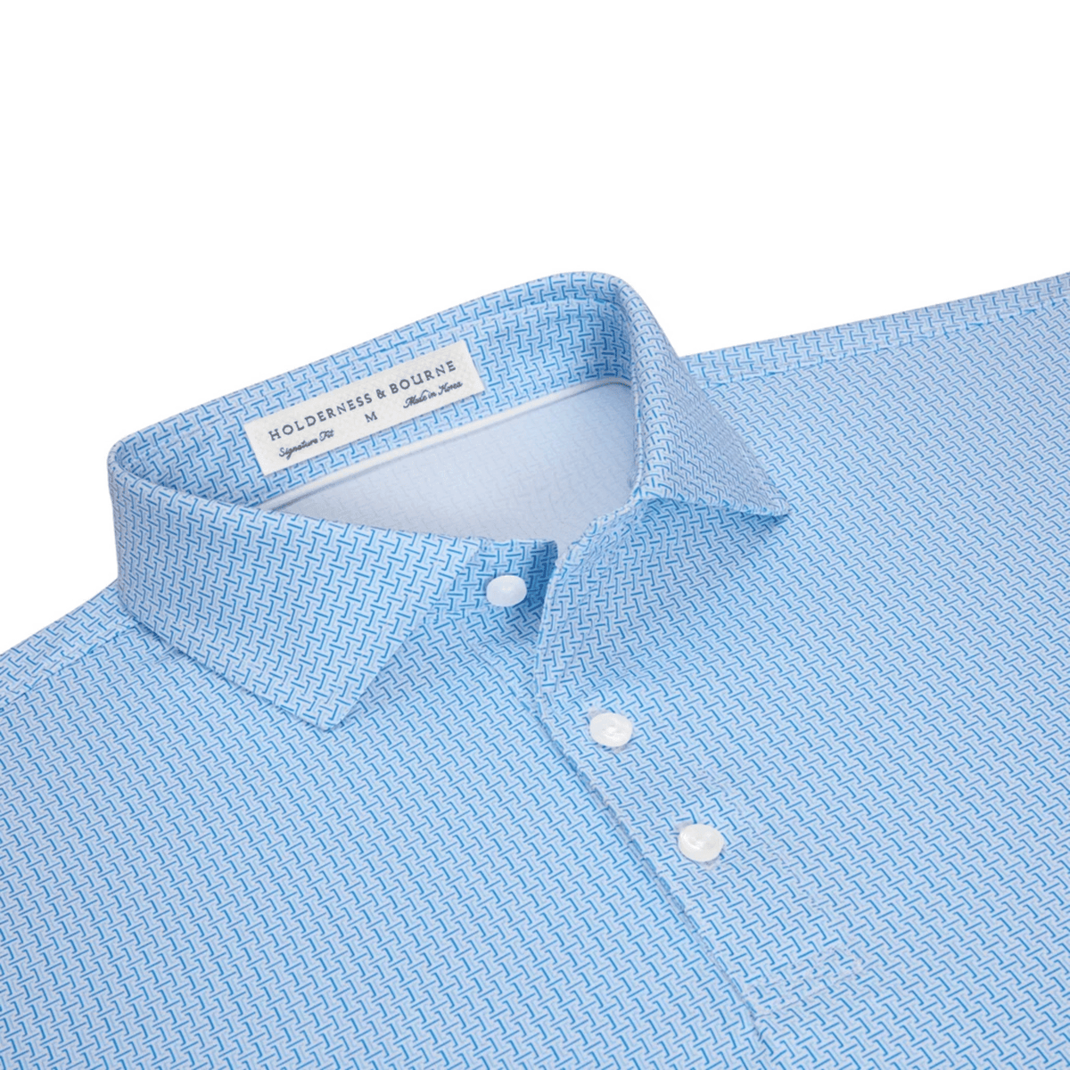 Holderness & Bourne The Norwood Polo Vista Blue & Horizon Blue SMALL