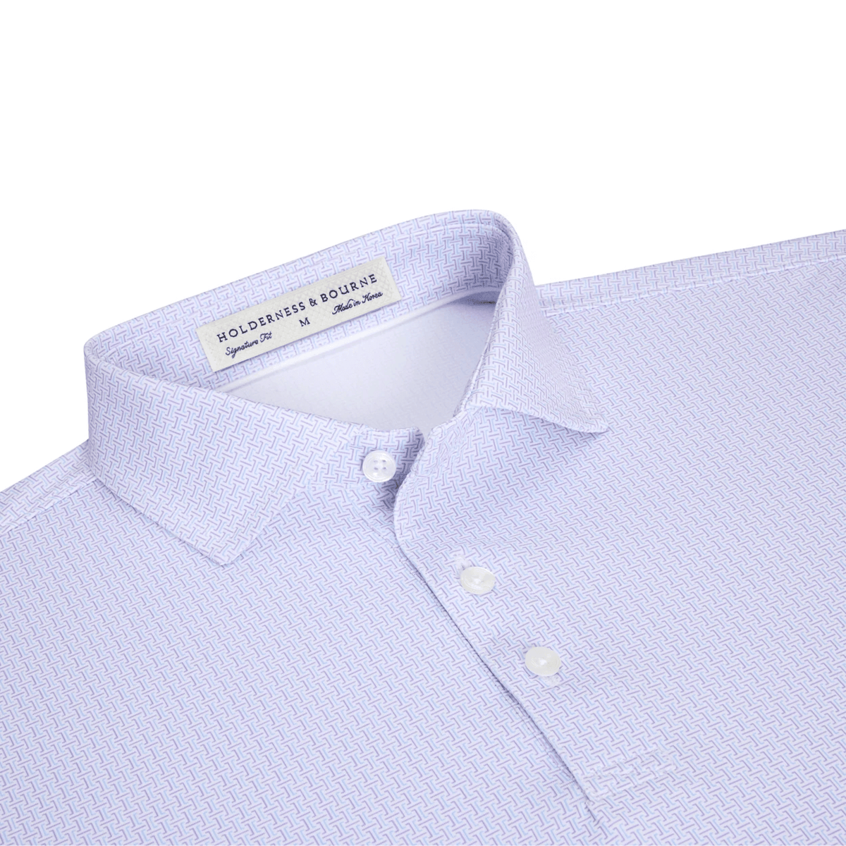 Holderness & Bourne The Norwood Polo Vista Blue & Tudor SMALL