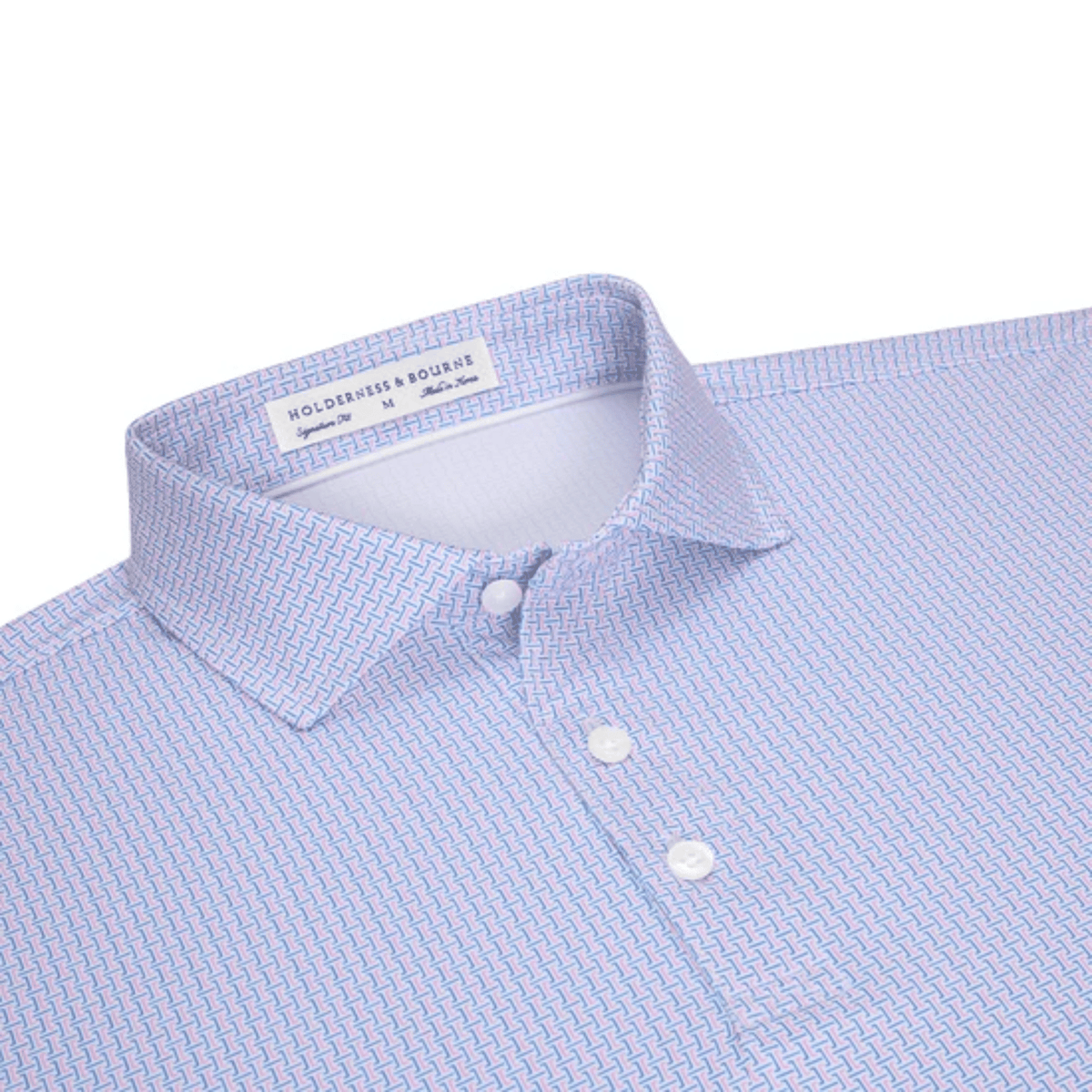 Holderness & Bourne The Norwood Polo Belmont & Horizon Blue SMALL