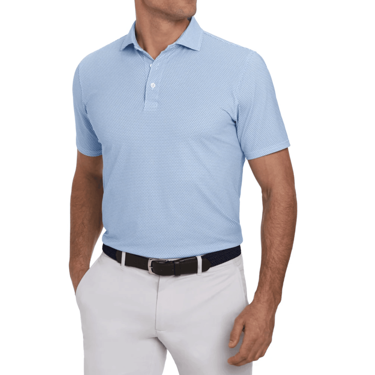 Holderness & Bourne The Pembroke Polo Pacific Blue XL