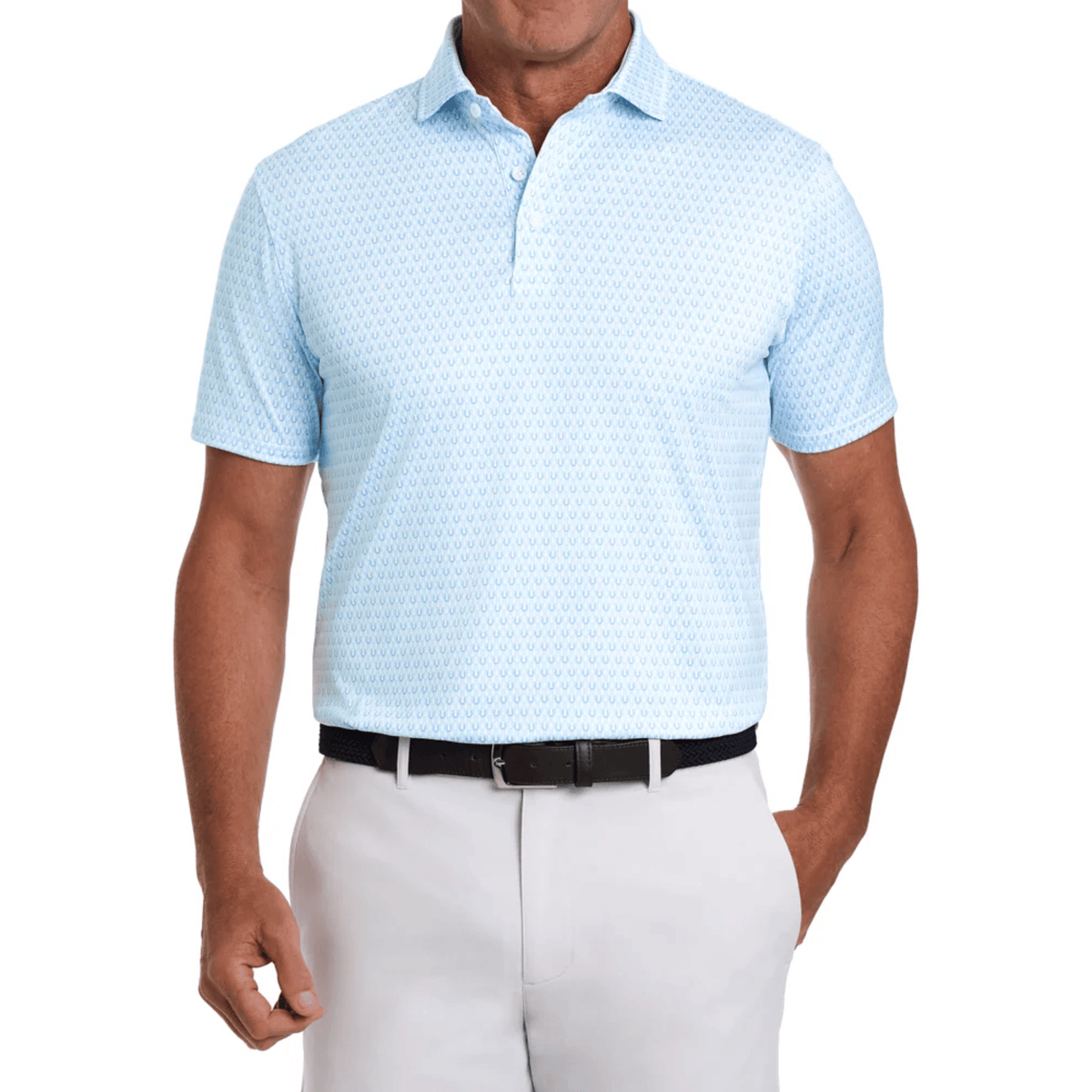 Holderness & Bourne The Rivers Polo Vista Blue & Horizon Blue XXL