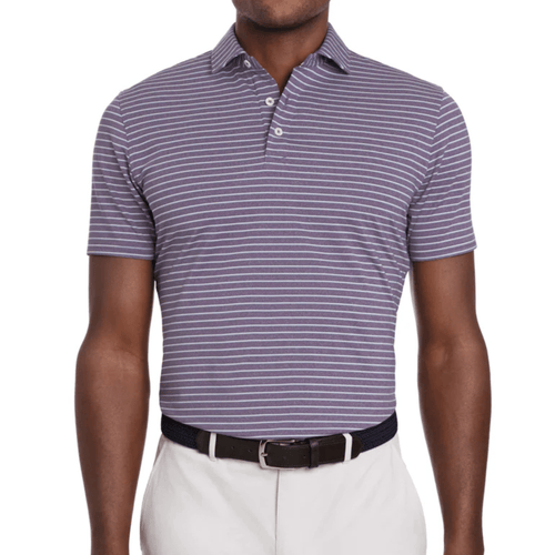 Holderness & Bourne The Springer Polo Heathered Amherst White Bedford