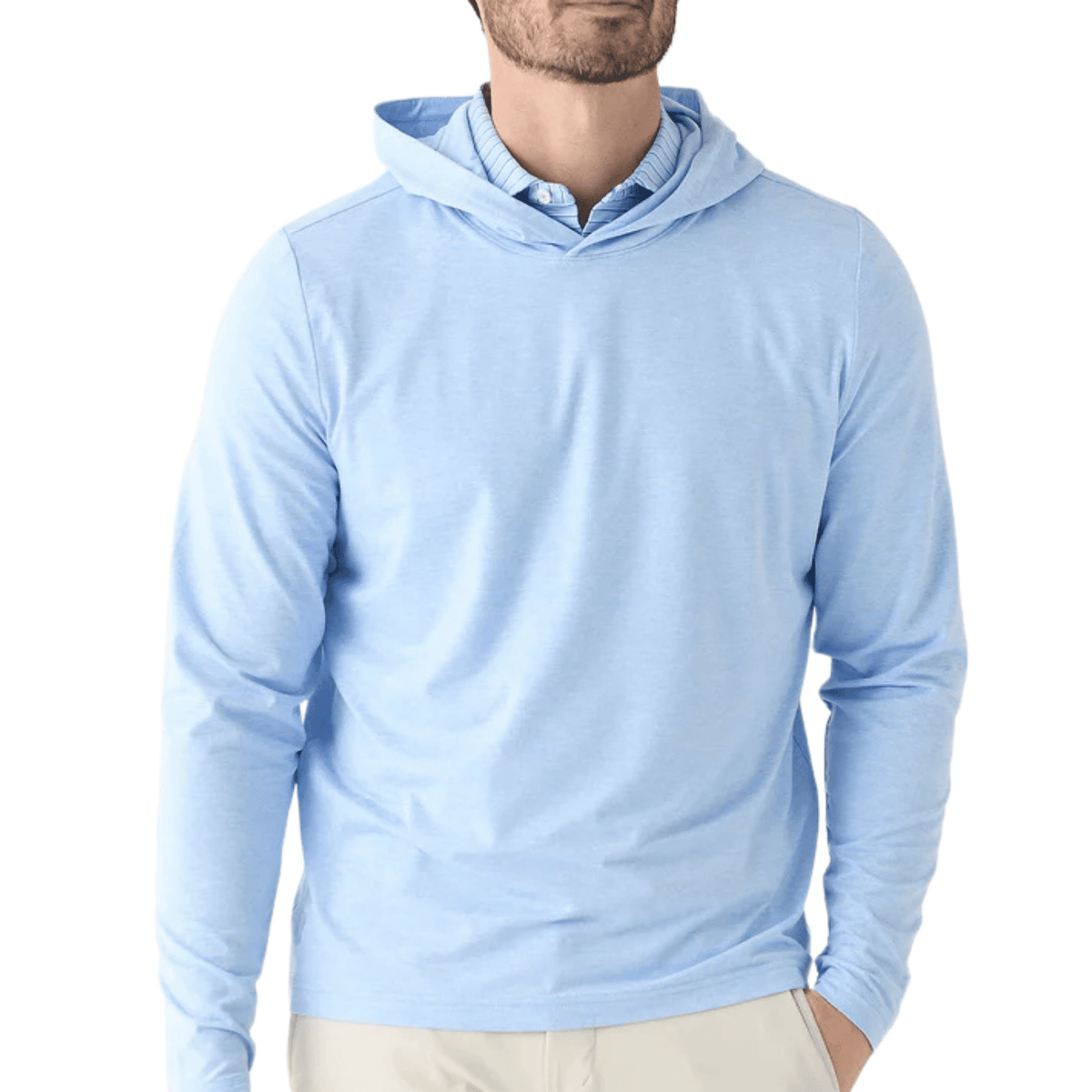 Holderness & Bourne The Stowe Hoodie Heathered Skye