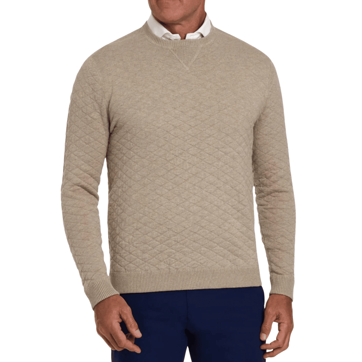Holderness & Bourne The Ward Pullover Sweater Heathered Light Dune