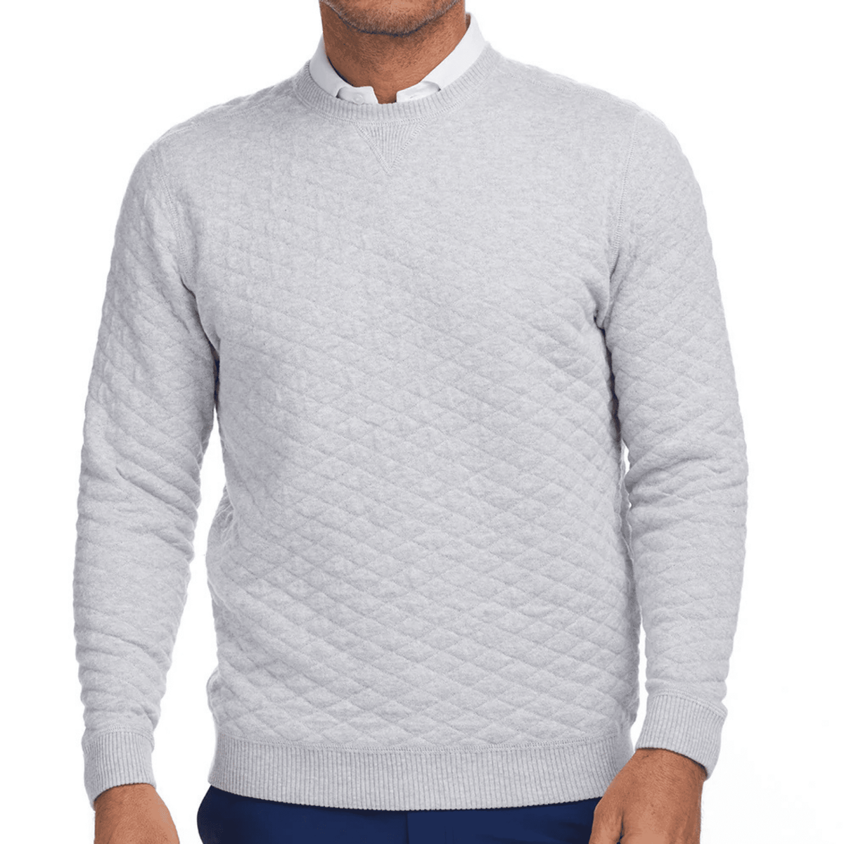 Holderness & Bourne The Ward Pullover Sweater Heathered Grey