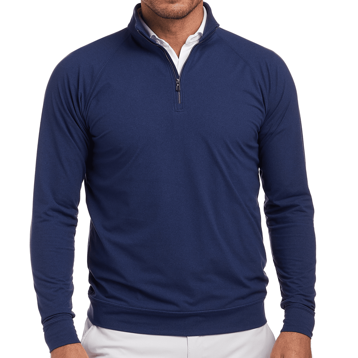 Holderness & Bourne The Westland 1/4 Zip Sweater Navy
