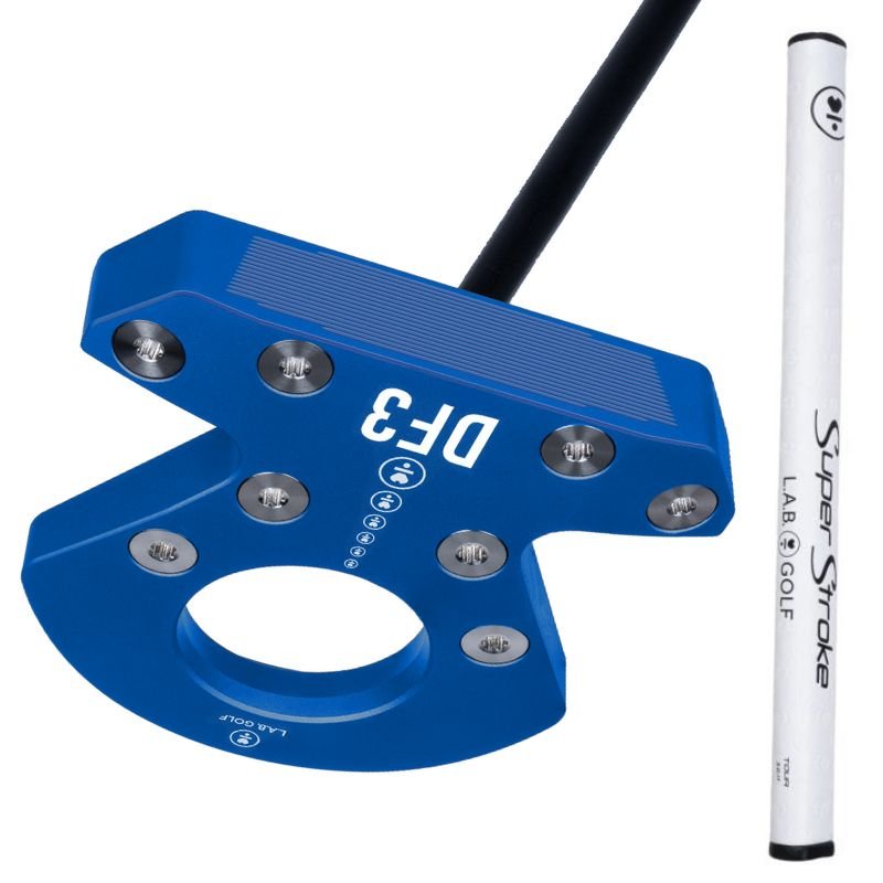 L.A.B. Golf DF3 Putter - Counterbalance Blue (Black Accra Shaft) 38"