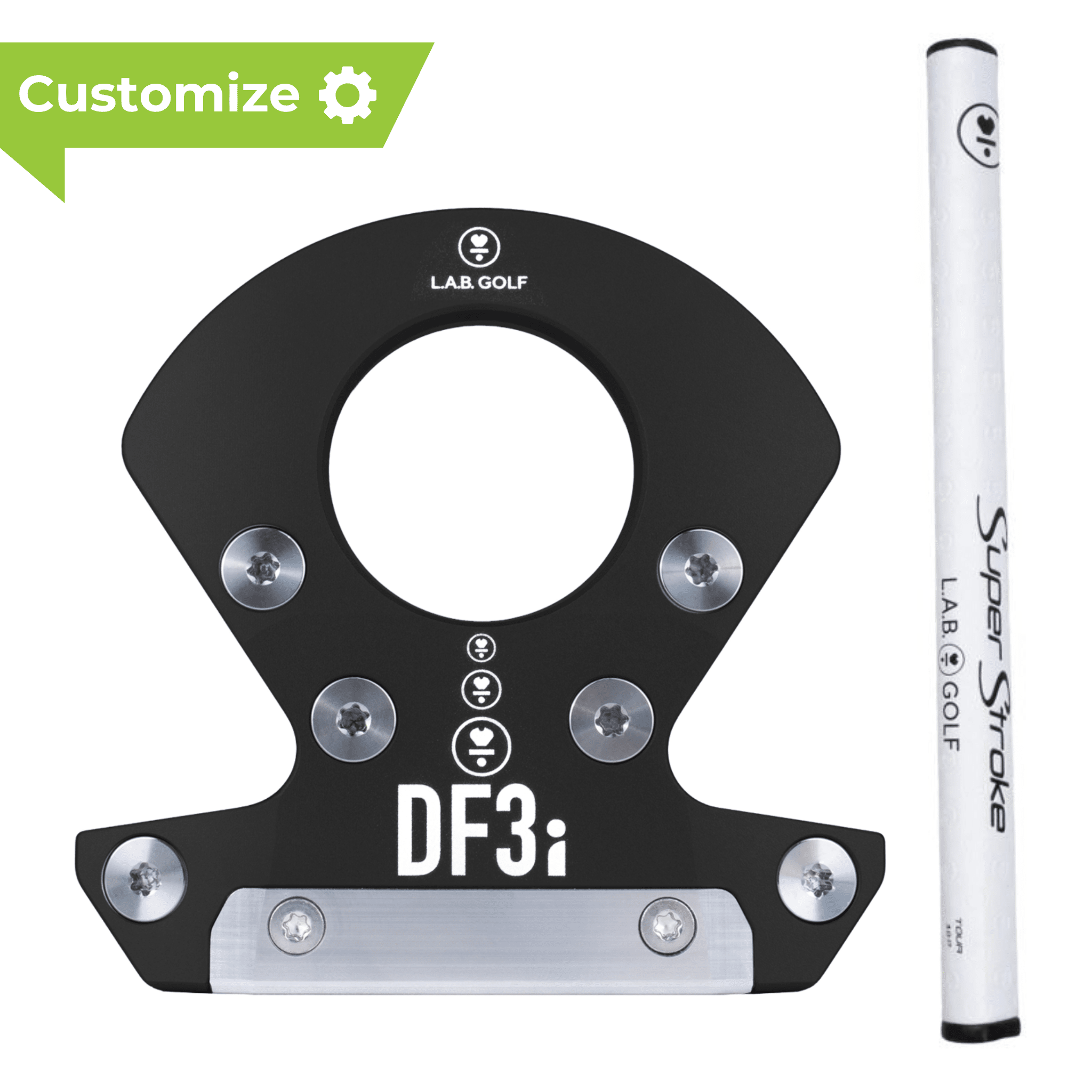 Counterbalanced Lab Putter L.A.B. Golf DF3i Counterbalance Putter - Build Your Own - Golf Vault
