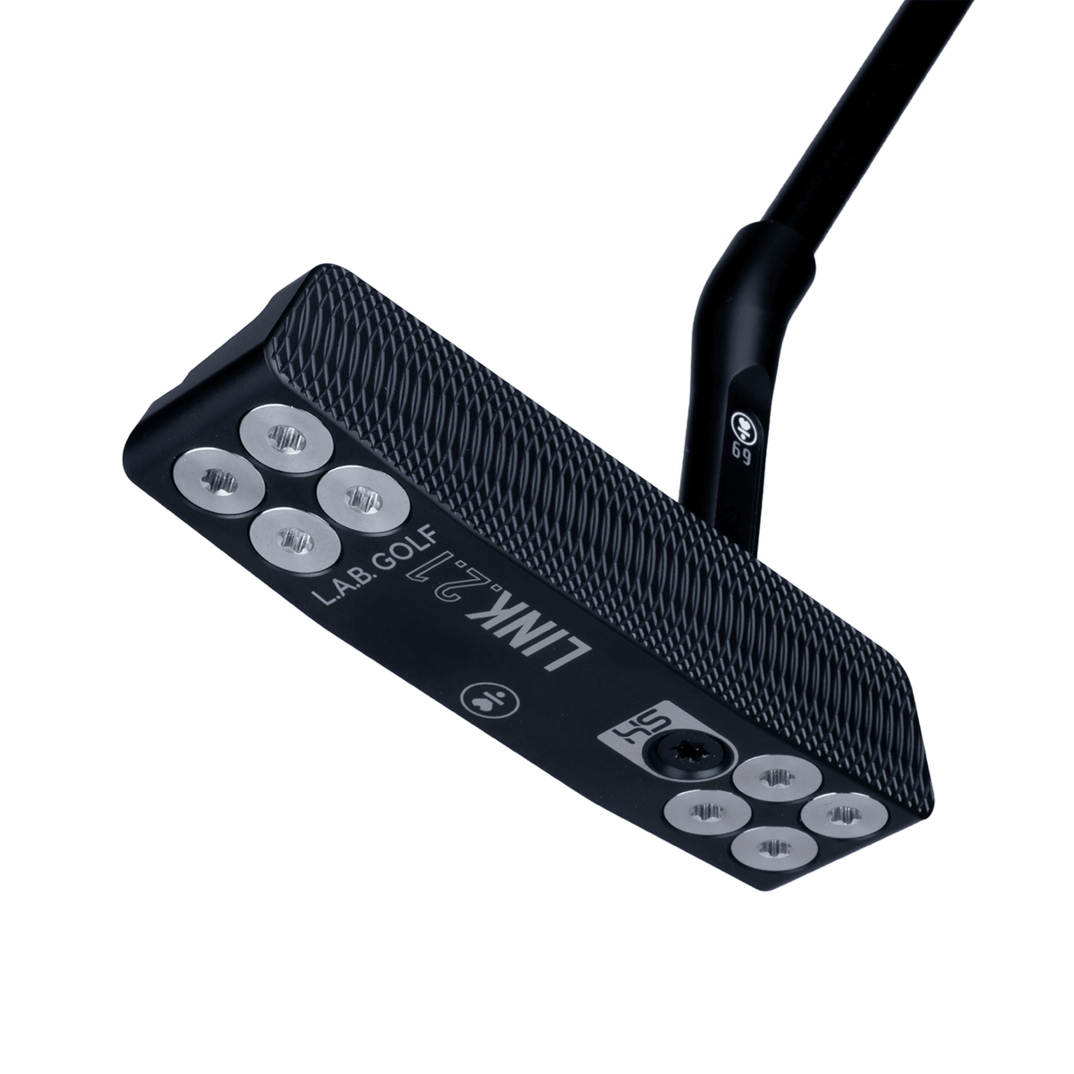 L.A.B. Golf LINK.2.1 Putter w/ ACCRA Black Shaft - Custom Specs (Heavier /67° Lie / 34.5") Left 34.5" Black