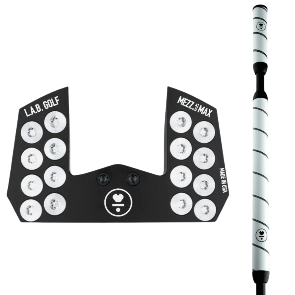 L.A.B. Golf MEZZ.1 MAX Sweeper Putter Right 45" Black (ACCRA x L.A.B. Black Shaft)