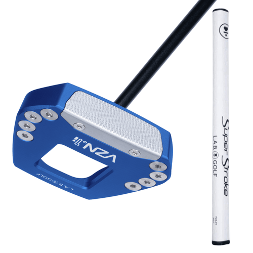 L.A.B. Golf VZN.1i Counterbalance Putter w/ Accra Black Shaft - Custom Specs (Heavy / 70° Lie / 38") Right Blue 38"