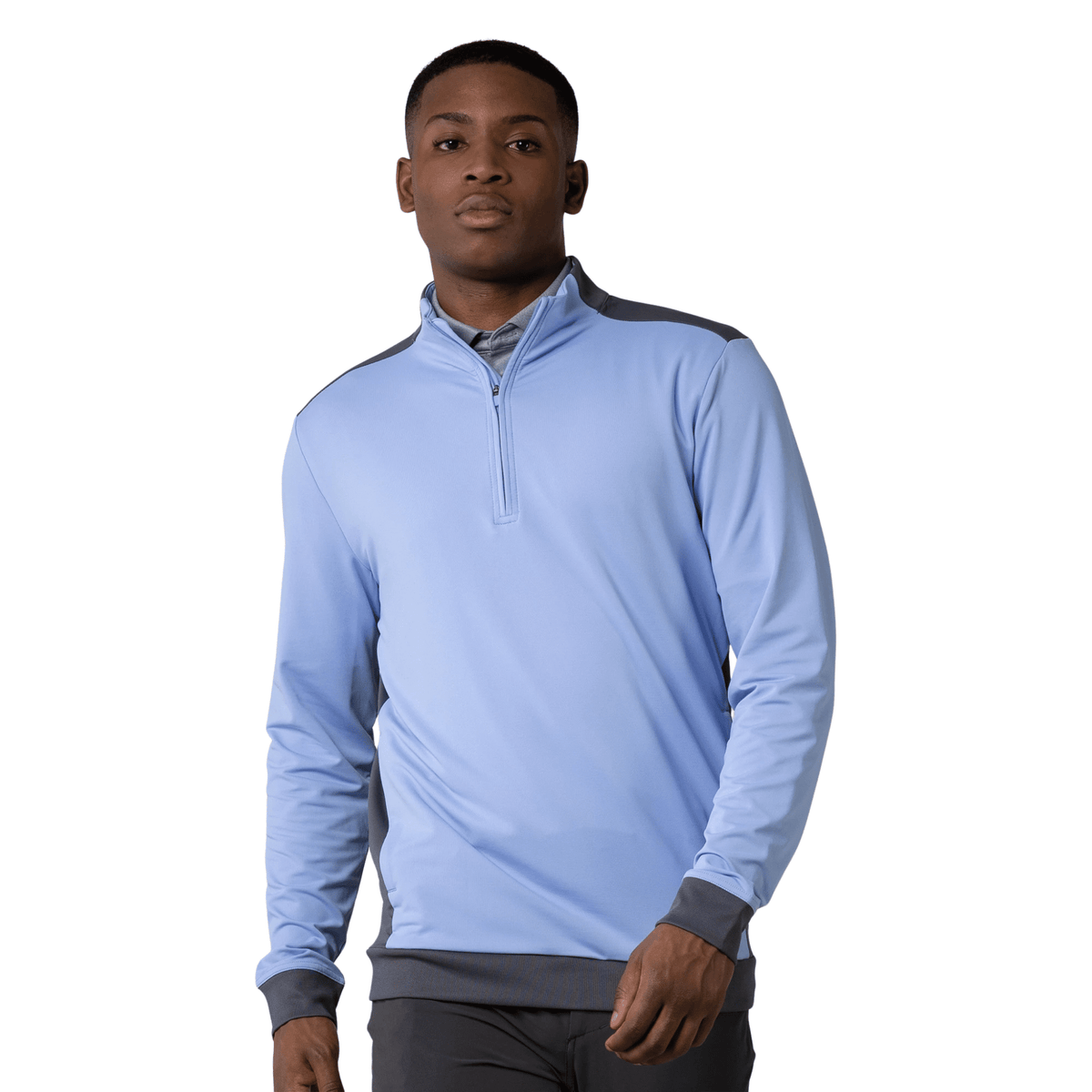 Levelwear Crosswind Pullover Sweater Hydrangea Charcoal