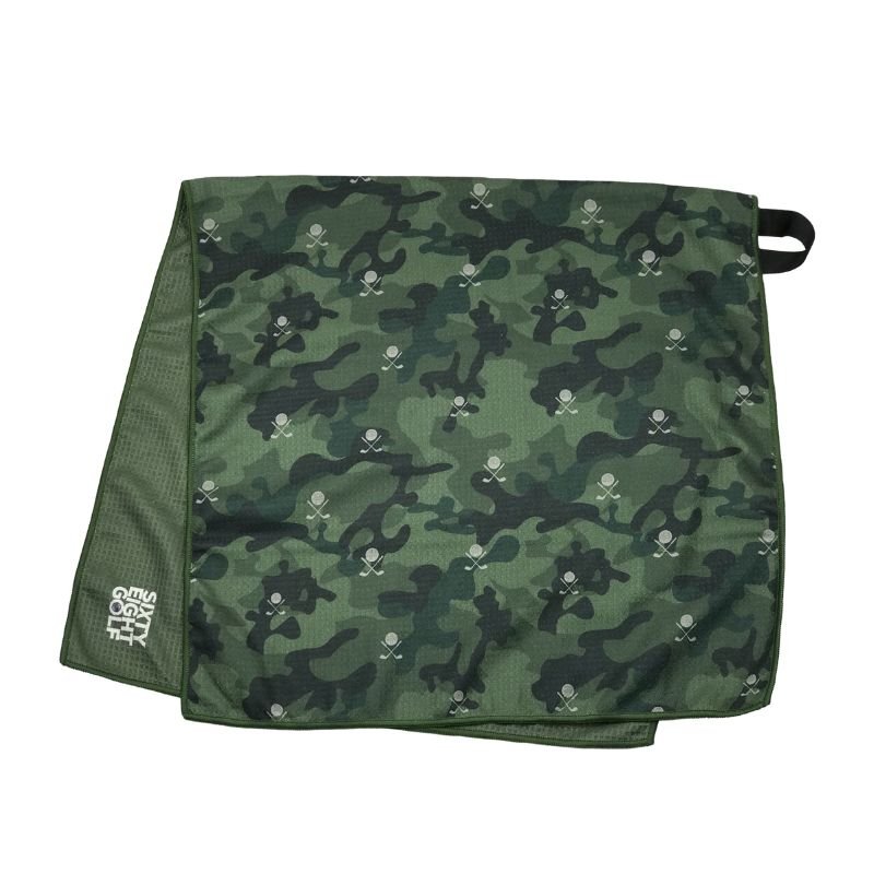 MicroFiber Golf Towels Green Camo
